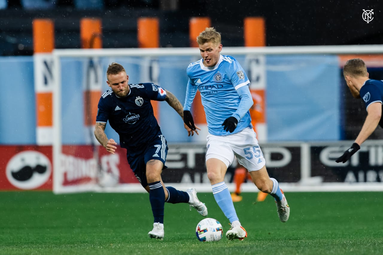 New York City Football Club settled for a point against Sporting KC at Citi Field on Saturday night.