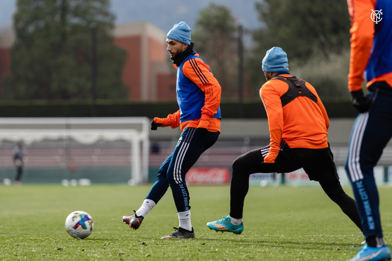 New York City FC hold one last training session in Portland ahead of Saturday’s MLS Cup Final. (Photo by Katie Cahalin)
