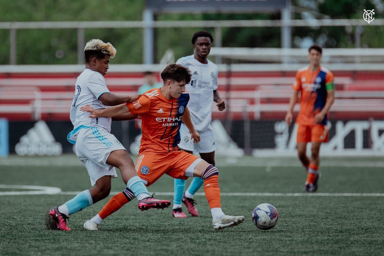 NYCFC’s U17s faced New England Revolution at Belson Stadium. (Photo by Brandon Hill/NYCFC)