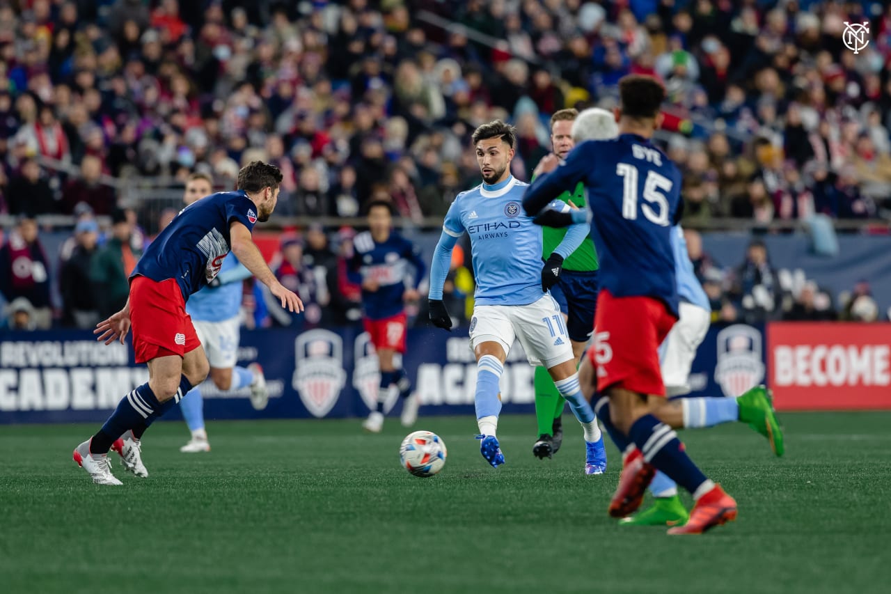 After a dramatic 120 minutes in Foxborough, NYCFC were victorious in a perfect penalty shootout and secured their place in the Eastern Conference Final for the first time in Club history.
