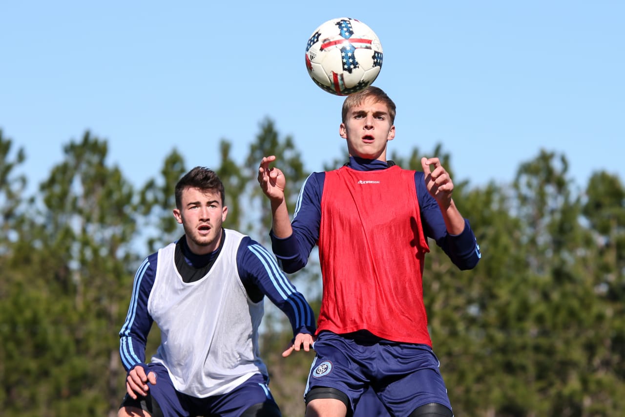 James Sands joined NYCFC's Academy in 2015 and joined the First Team for preseason camp in 2017.