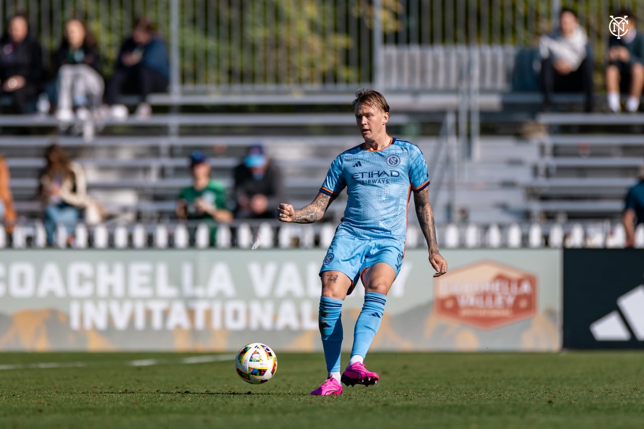 New York City FC played their second match at the Coachella Valley Invitational against the Portland Timbers