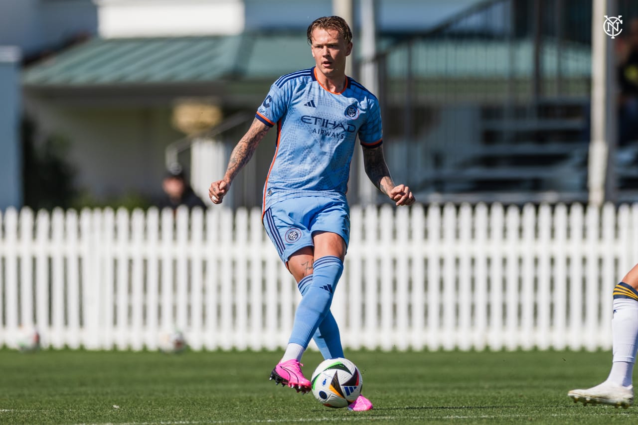 New York City FC took on L.A. Galaxy in their final preseason match of the Coachella Valley Invitational