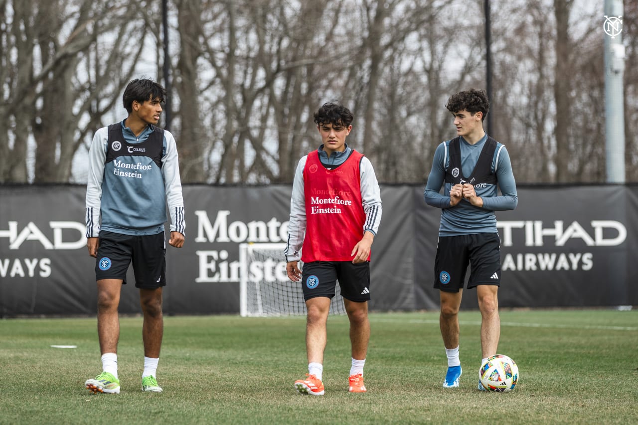 New York City FC train ahead of their contest against Inter Miami FC