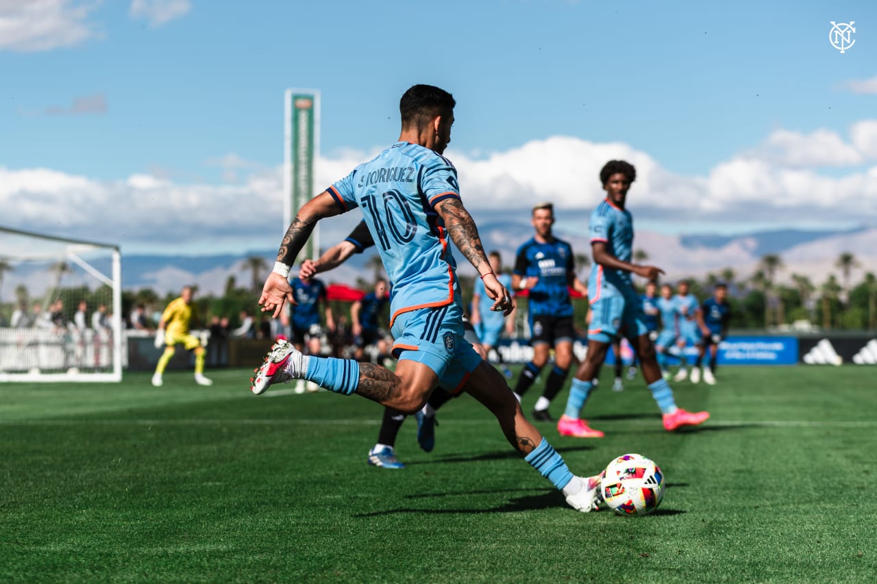 New York City FC kicked off their participation in the Coachella Valley Invitational against San Jose Earthquakes on Wednesday afternoon.