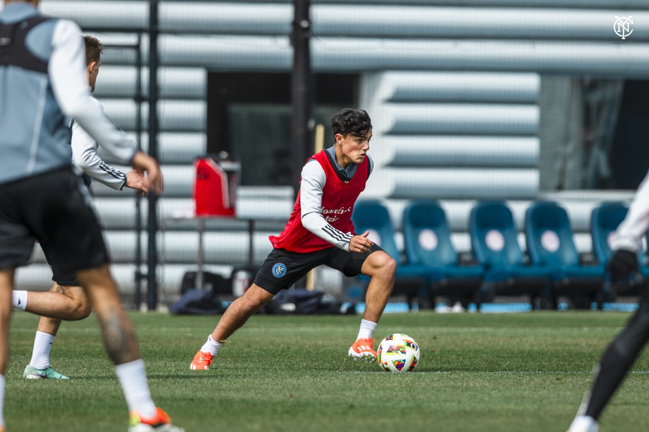 New York City FC train ahead of their contest against Inter Miami FC