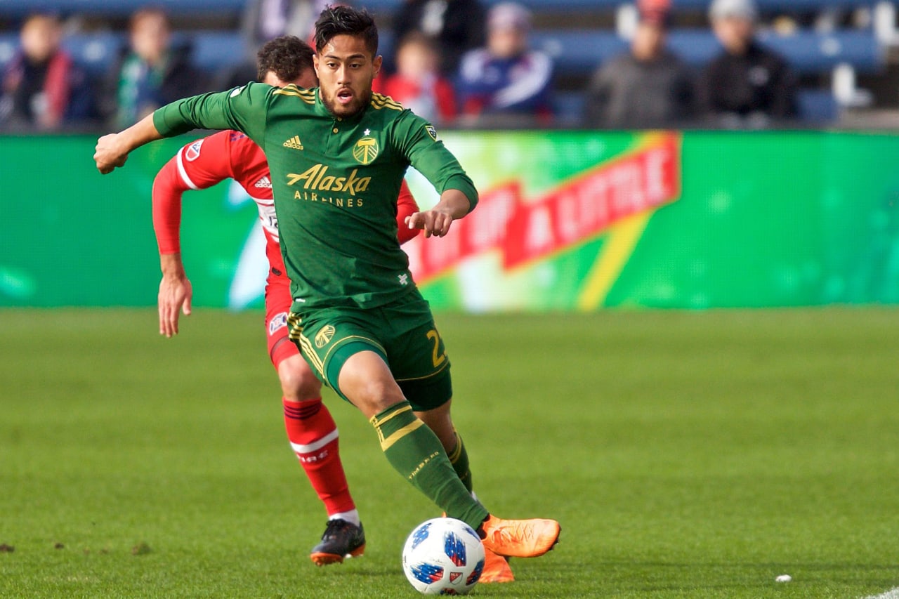 March 31, 2018: Bill Tuiloma in a game at Chicago Fire