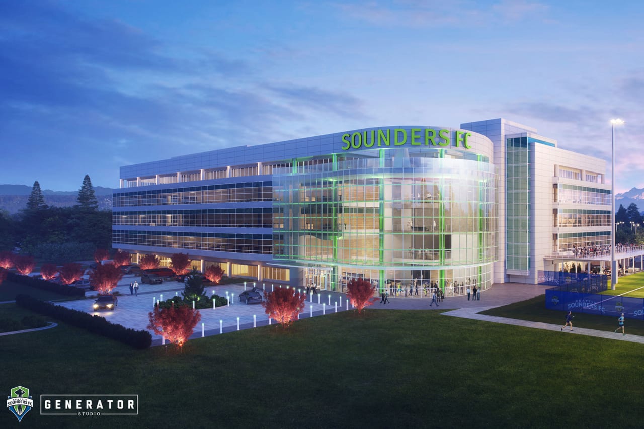 Sounders FC Center at Longacres Rendering 3