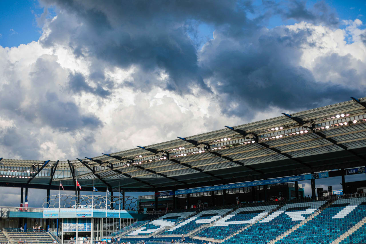Scene setters ahead of the Sporting KC vs Vancouver Whitecaps match on Jul. 1.