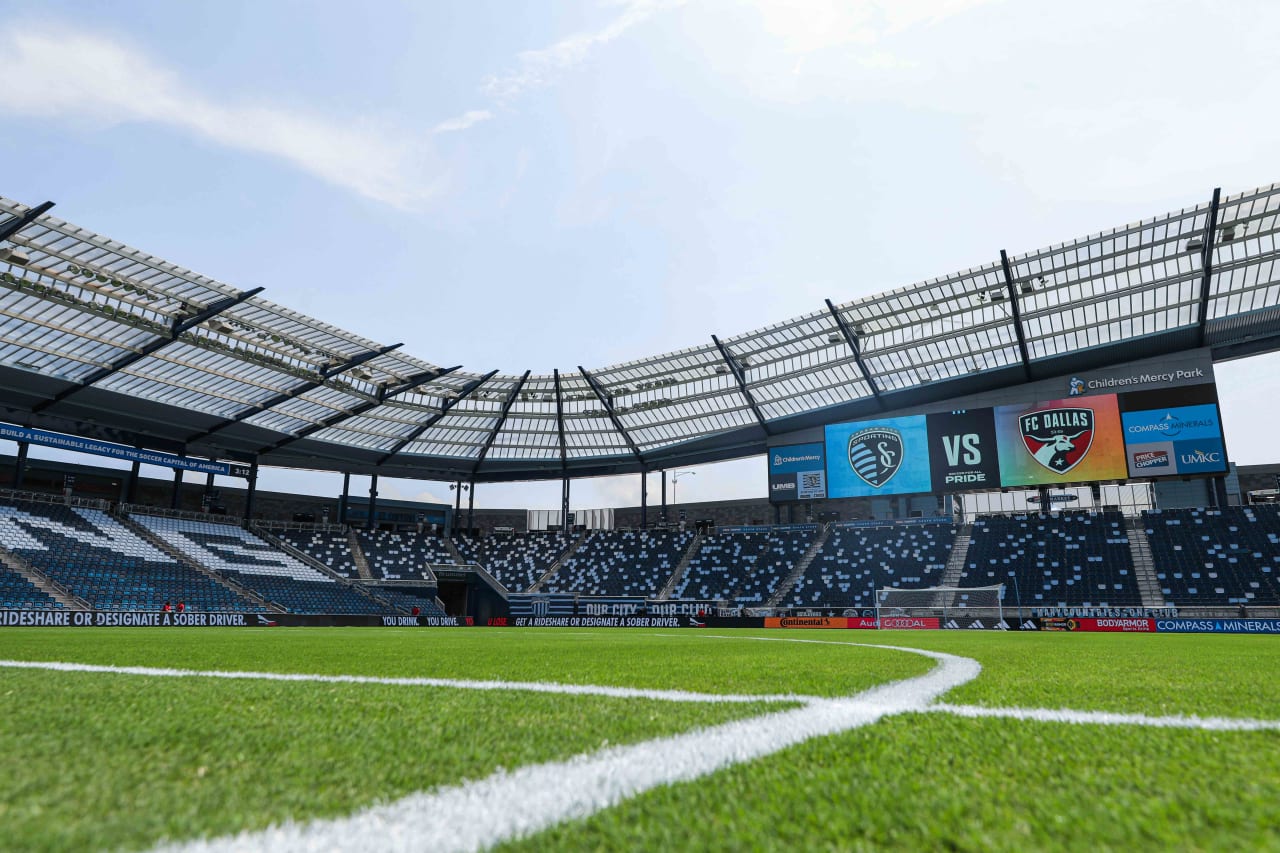 Scene setters from the Sporting Kansas City Soccer for All: Pride match on May 31.
