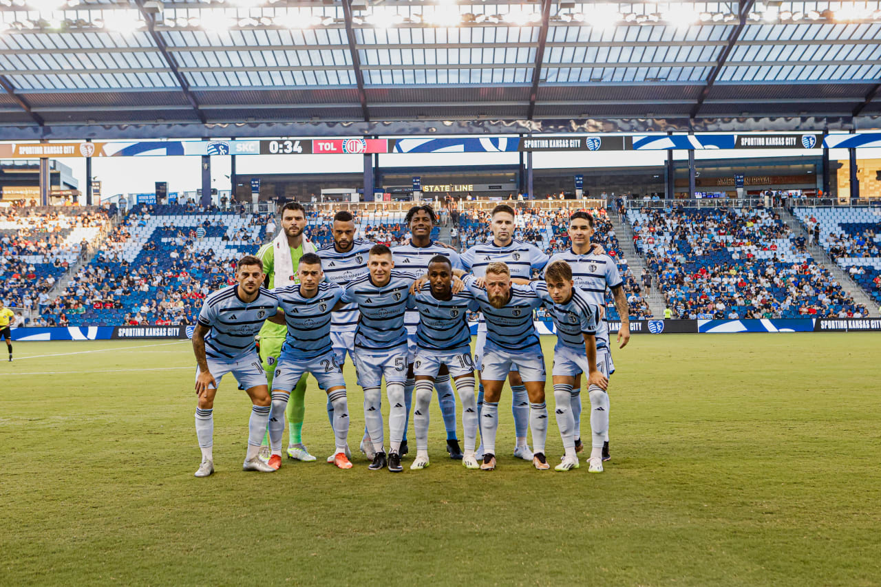 Sporting KC's starting XI on Aug. 4 against Deportivo Toluca FC.