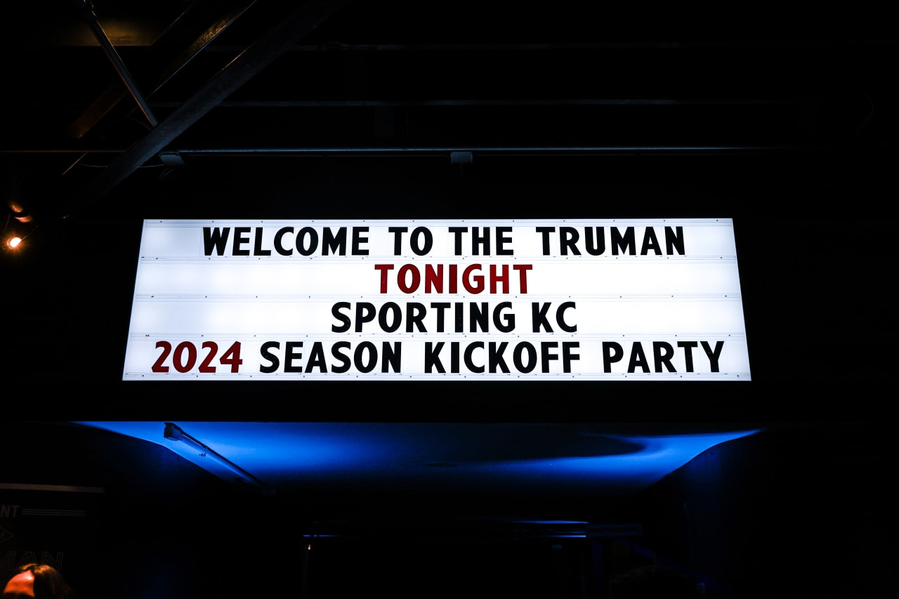 Sporting KC players celebrated alongside supporters, the new kit "Diamonds Our Forever" as well as the Kickoff to the Season on Feb. 20, 2024 at The Truman in downtown KCMO.