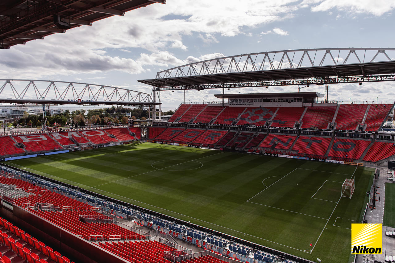 Scene setter of the stadium before the match against Toronto FC at BMO Field in Toronto, ON, on Saturday October 16, 2021. (Photo by Jacob Gonzalez/Atlanta United)