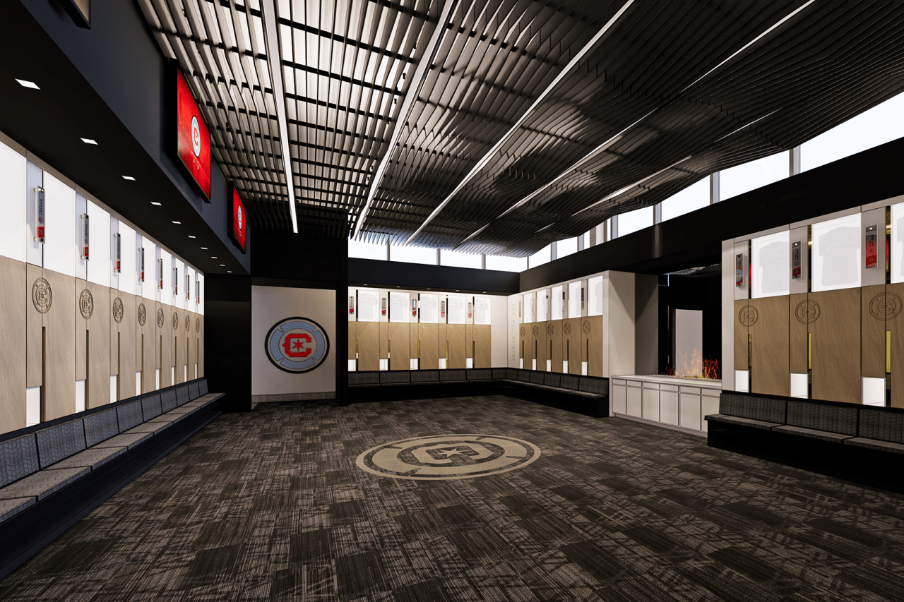 CFFC Performance Center -  First Team Locker Room