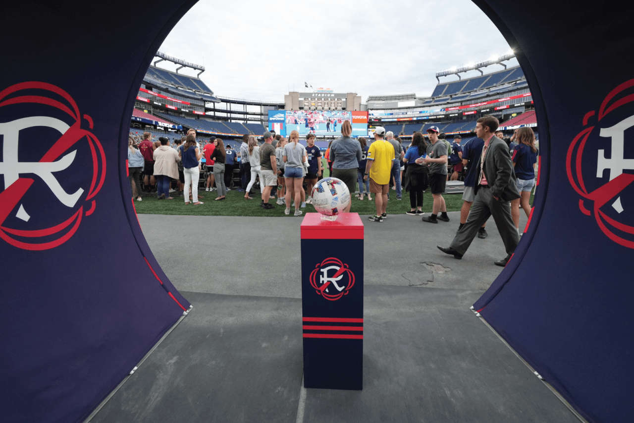 POV you're in the tunnel ready to take the pitch for the Revs. Photos By: Dave Silverman