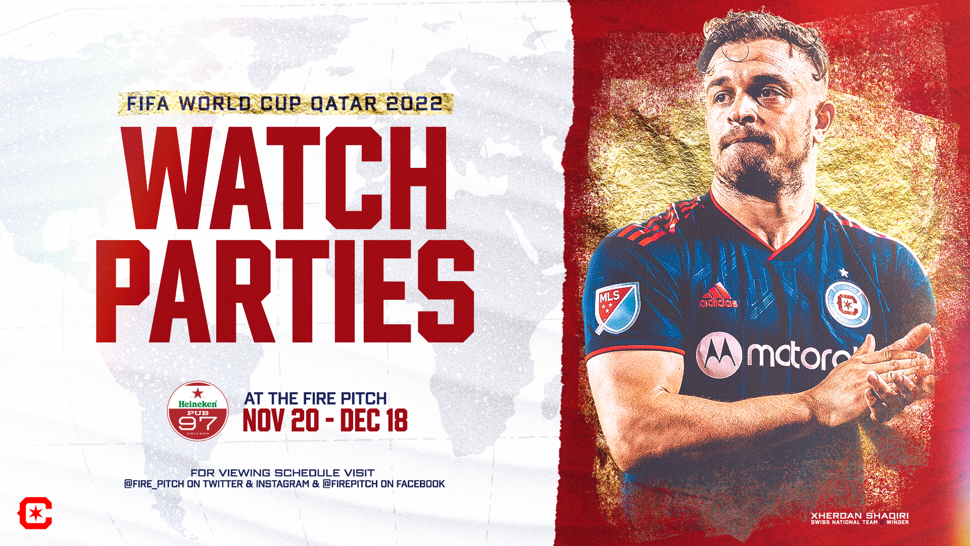 Chicago Fire FCs Fire Pitch to Serve as the Clubs Home for 2022 FIFA World Cup Watch Parties Chicago Fire FC