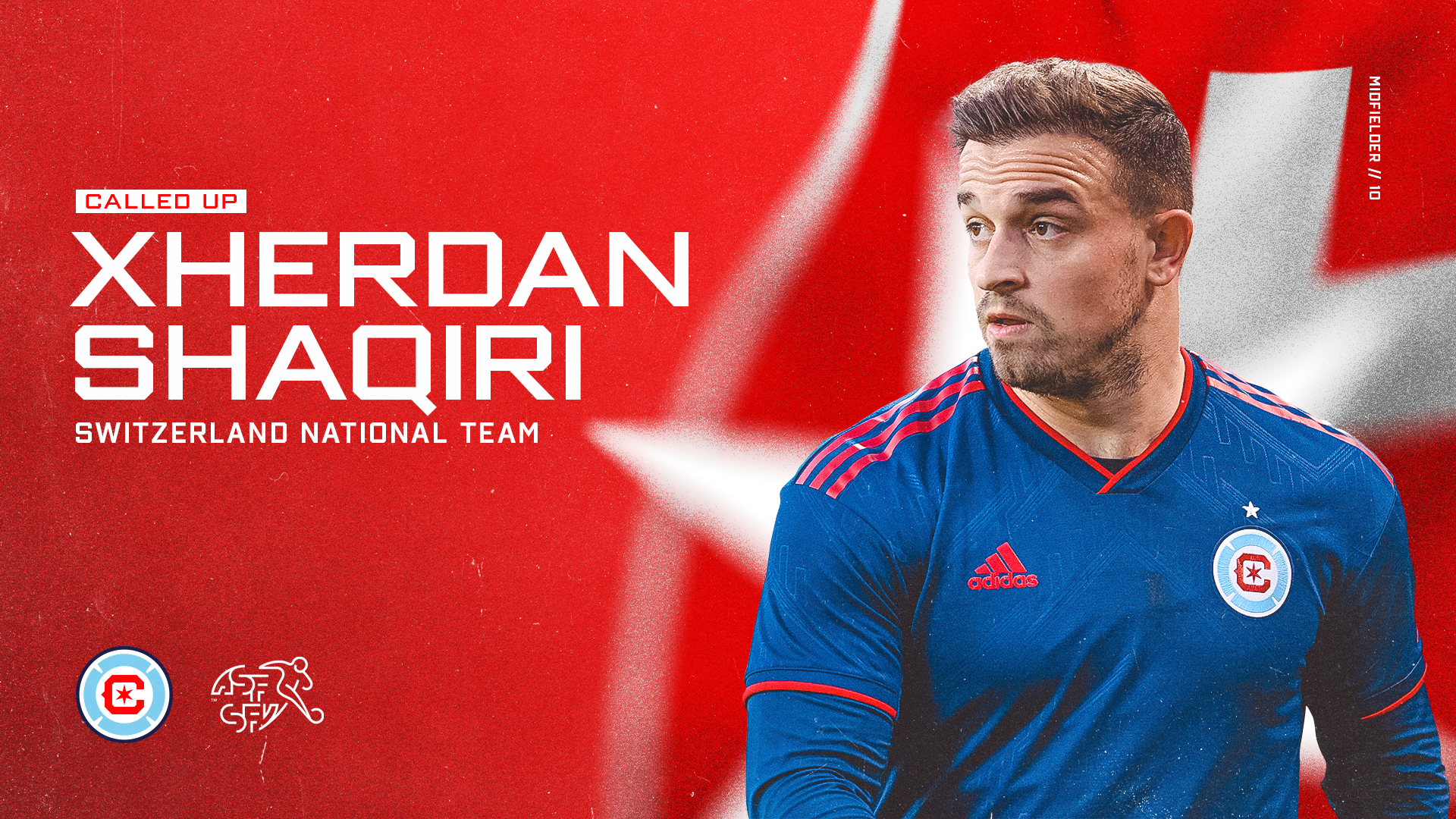 Xherdan Shaqiri wurde für die Schweizer Nationalmannschaft in der EM-Qualifikation 2024 ausgewählt