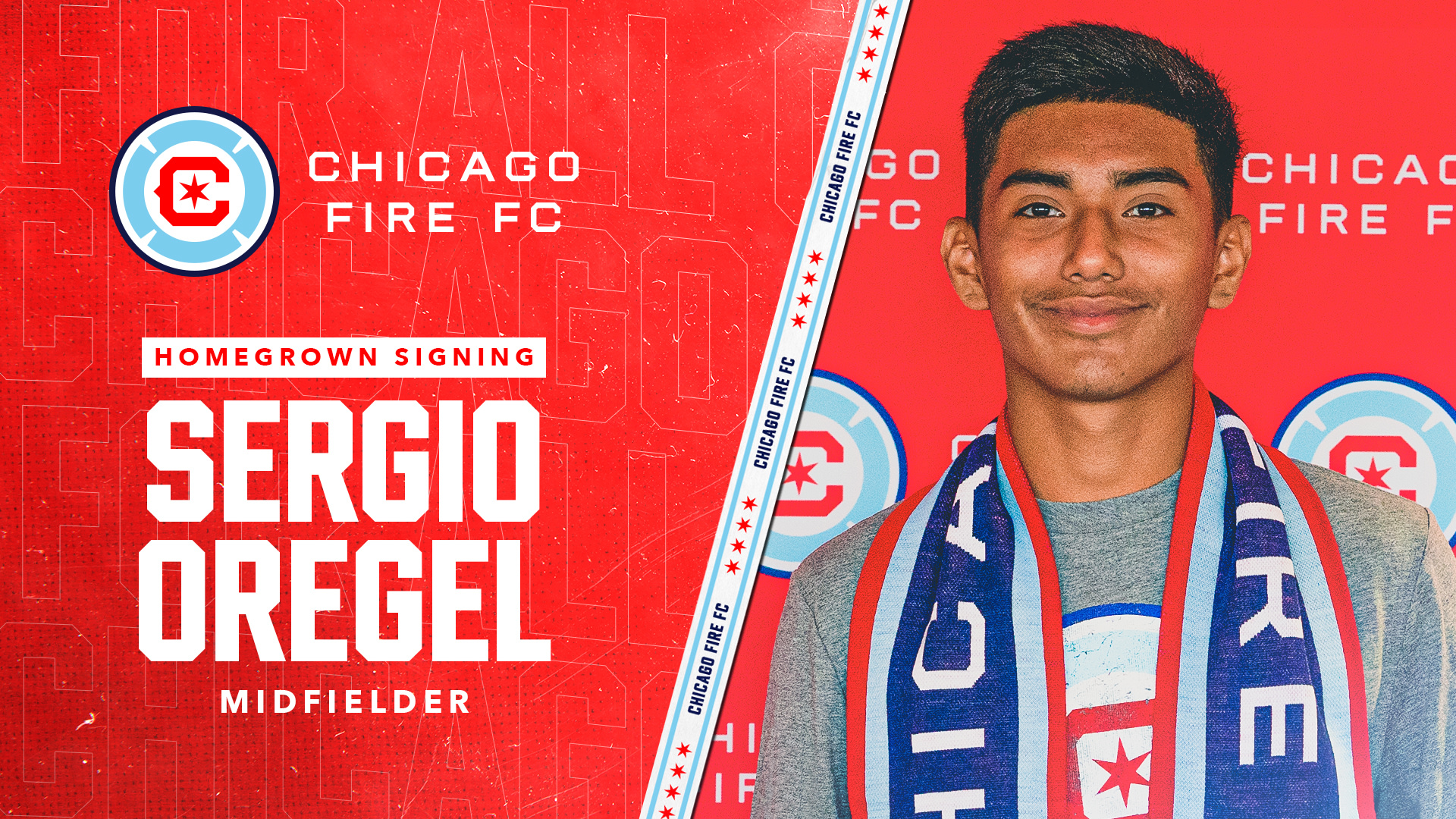 Chicago Fire Fc Sign Academy Midfielder Sergio Oregel To Homegrown Player Contract Chicago Fire Fc