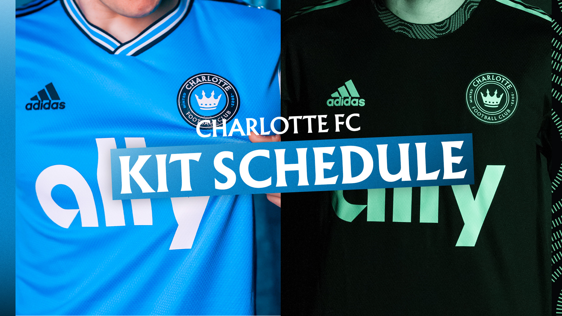 2022 Charlotte FC Kit Schedule