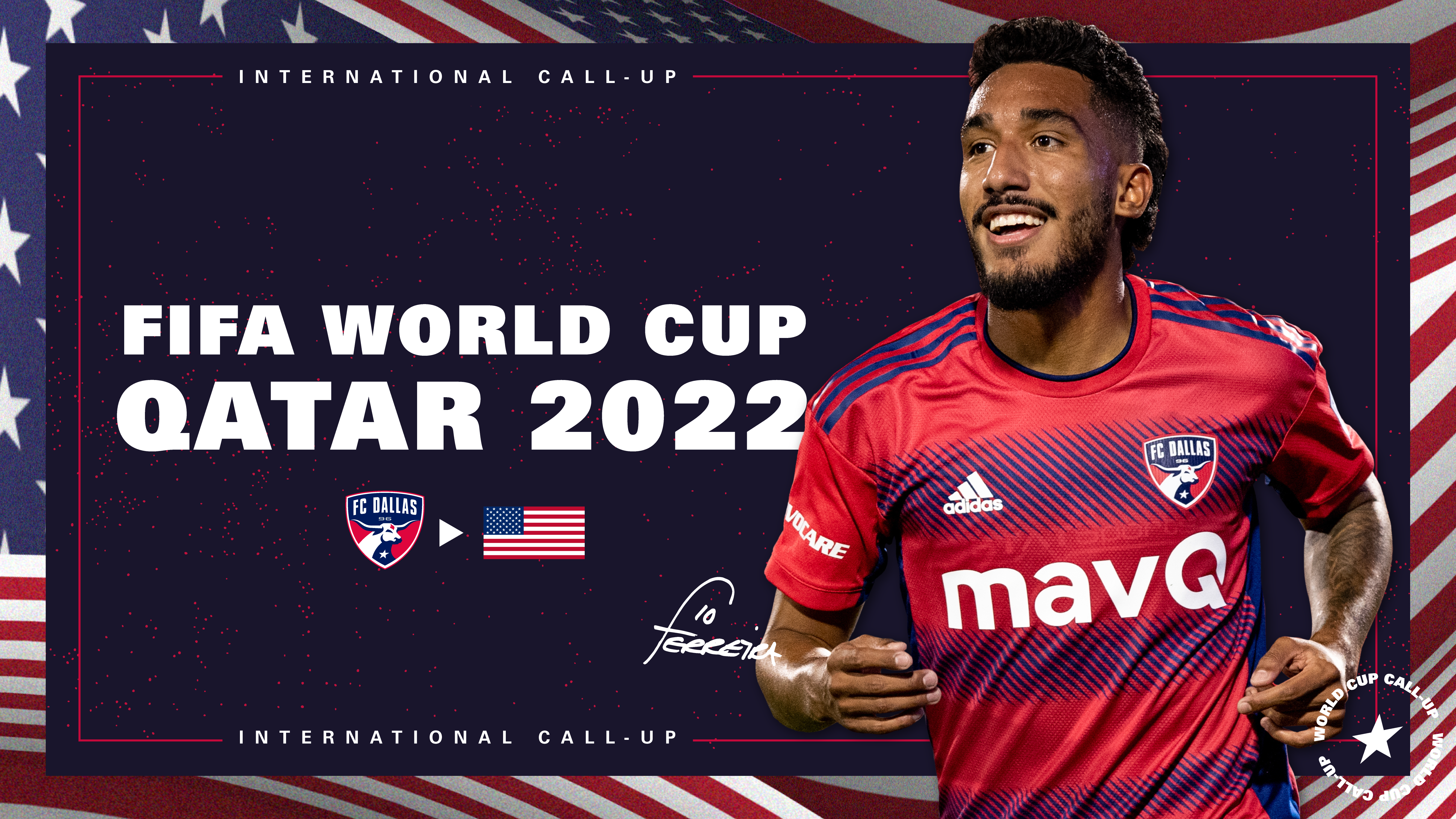 Jesús Ferreira Named to United States Men's National Team World Cup Roster