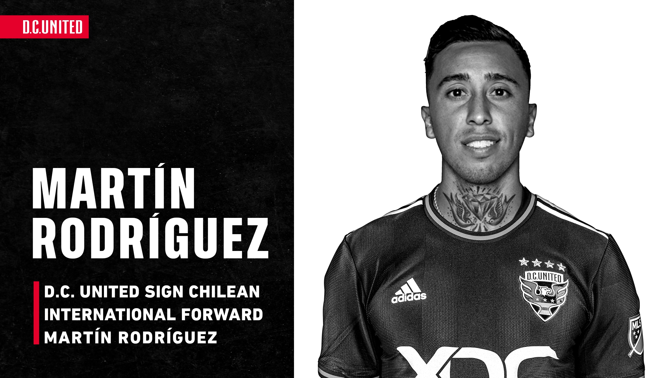 DC United adquiere al extremo chileno Martín Rodríguez utilizando fondos de asignación específica
