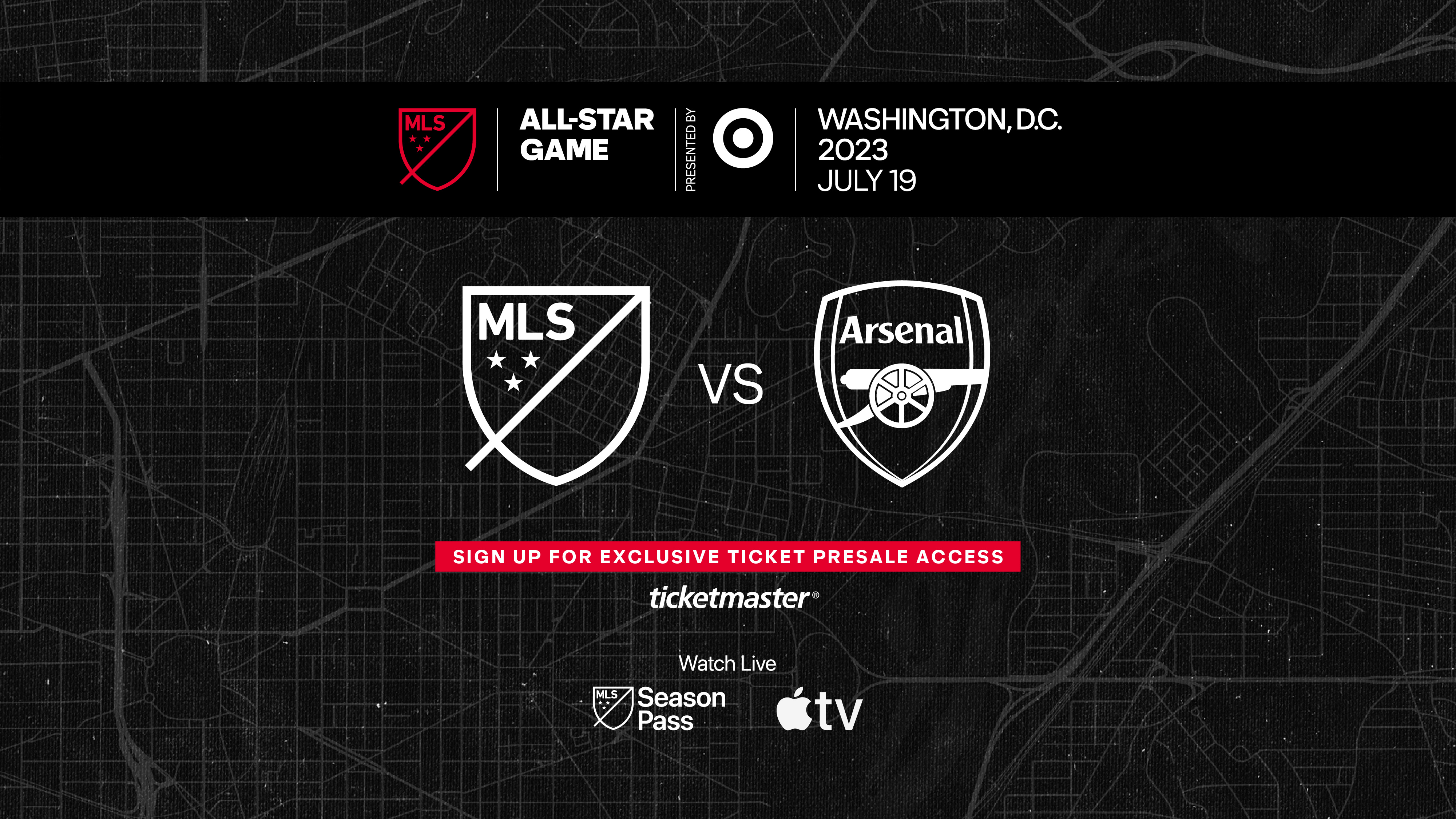 MLS All-Stars to face Arsenal FC at Audi Field in the 2023 MLS All-Star  Game presented by Target