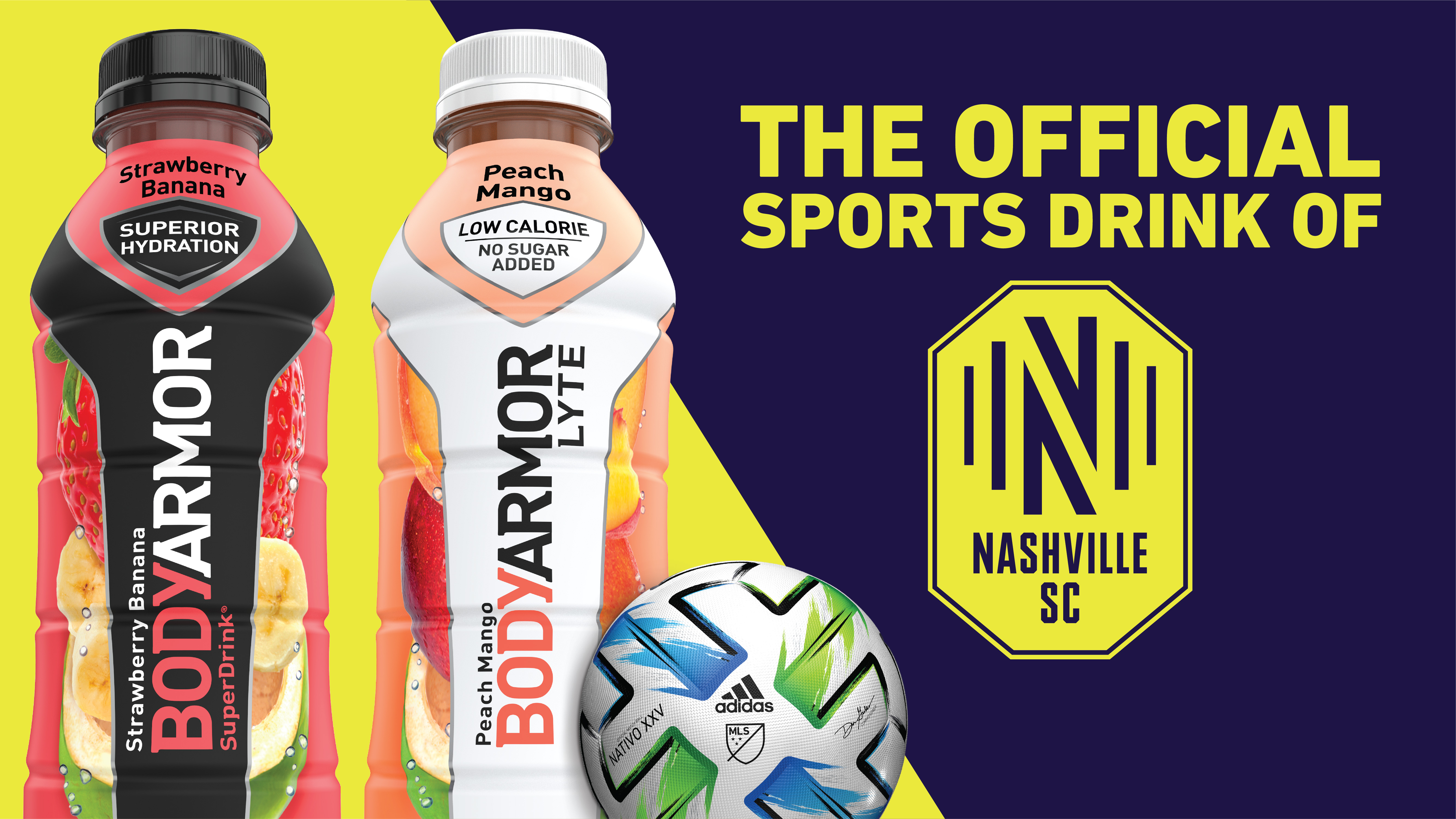 lijn Uitverkoop Van hen BODYARMOR Becomes Official Sports Drink of Nashville SC | Nashville SC
