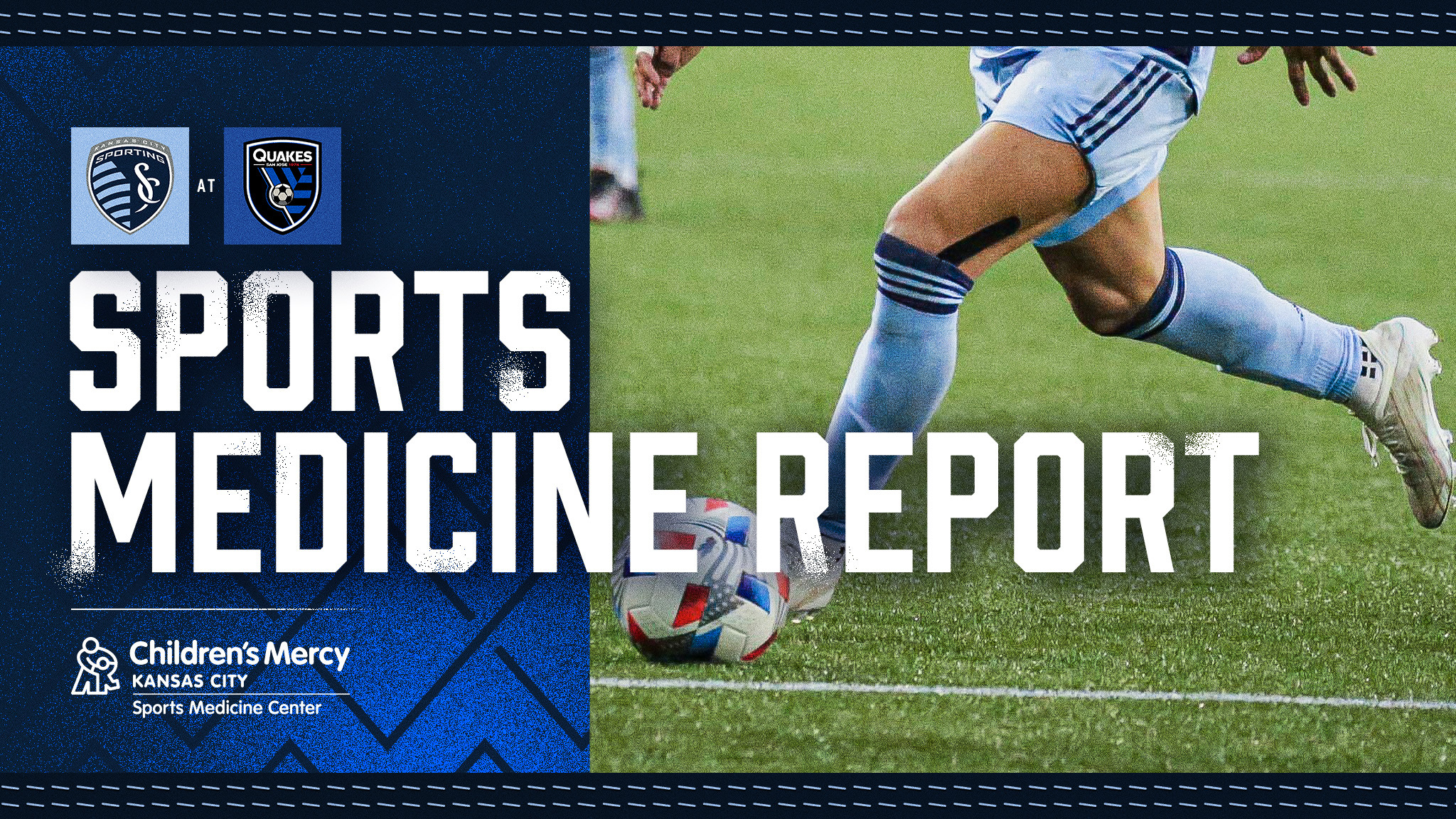Sports Medicine Report: Eight players listed ahead of matchup with San Jose #SJvSKC |  May 22, 2022