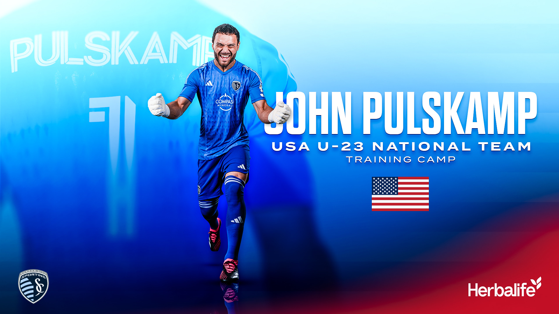 スポッティングKCゴールキーパージョンフルスキャンプ（John Pulskamp）がアメリカの男子オリンピック国家代表チームに戻ります。