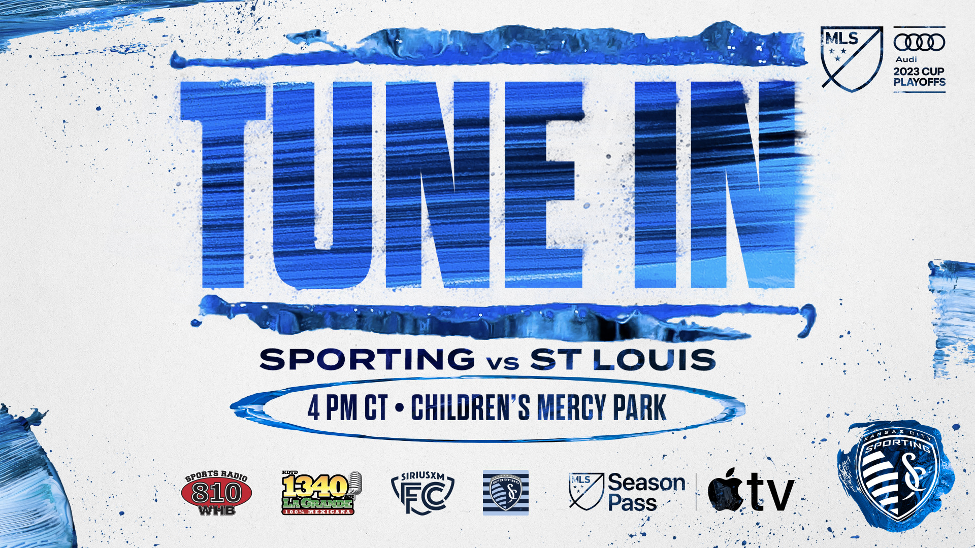 Set: Sporting KC recibe a St. Louis.  Louis en el segundo juego de la serie al mejor de 3 el domingo en Apple TV
