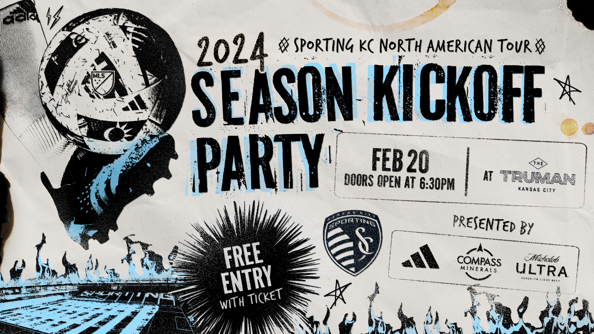 Sporting Kansas City Welcomes Players and Fans for Season Kickoff Party at The Truman on Feb. 20