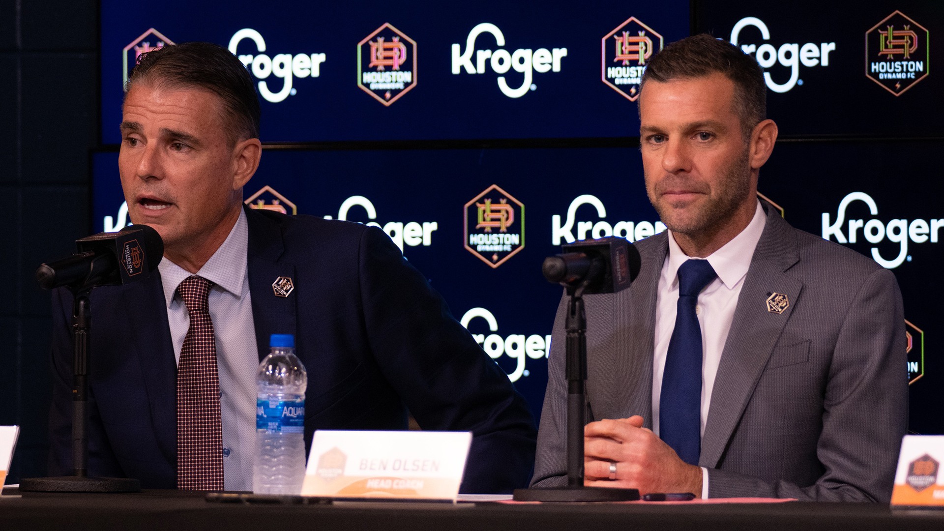 Houston Dynamo coach Ben Olsen was "itching to get back" on MLS sidelines