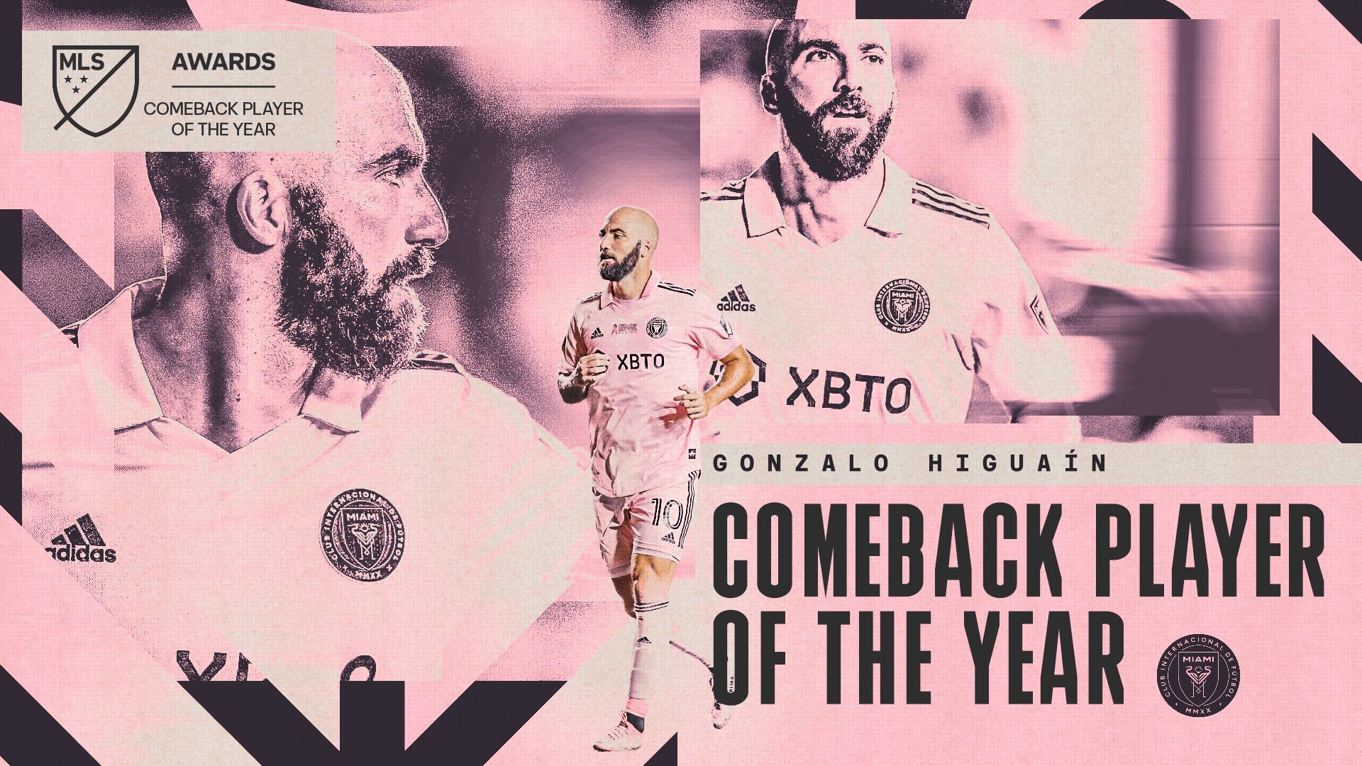 Inter Miami's Gonzalo Higuaín named 2022 MLS Comeback Player of the